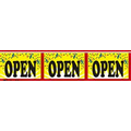 60' Stock Printed Confetti Pennants - Open